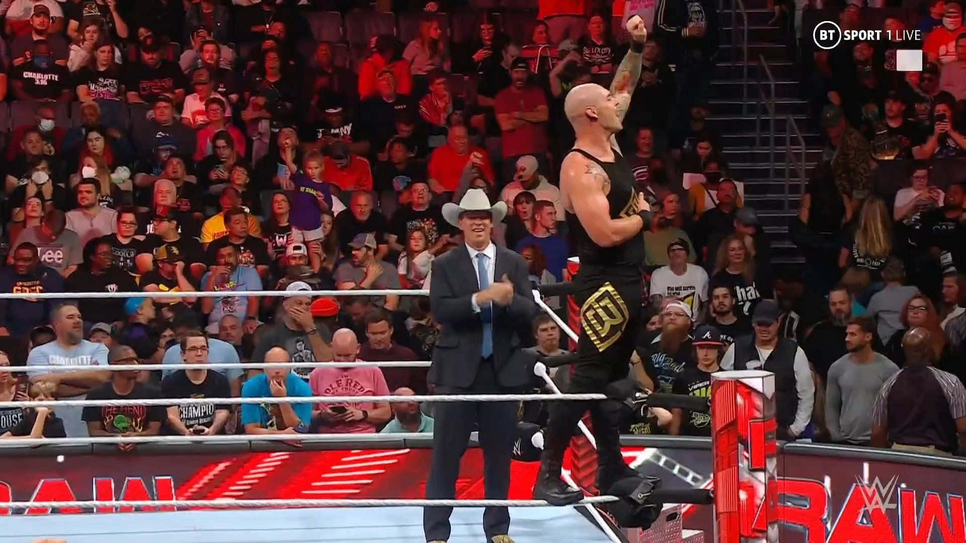 Baron Corbin At Wwe Raw Background