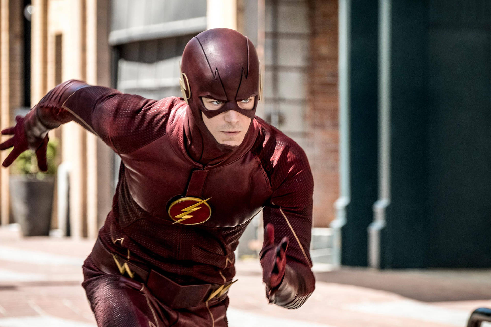 Barry Allen Running Fast Background