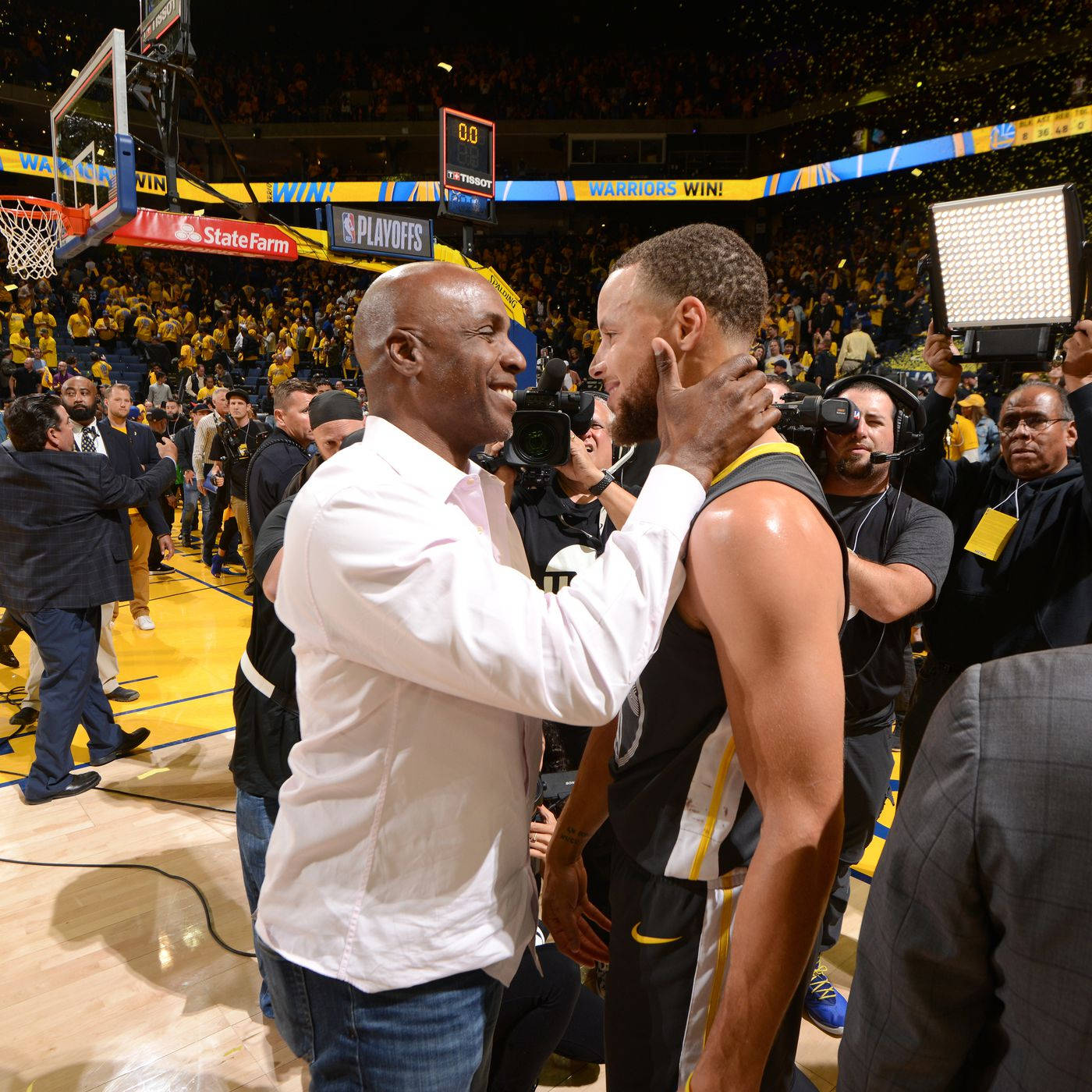 Barry Bonds And Stephen Curry Background