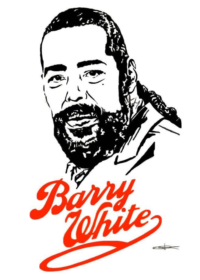 Barry White 2d Digital Art Background