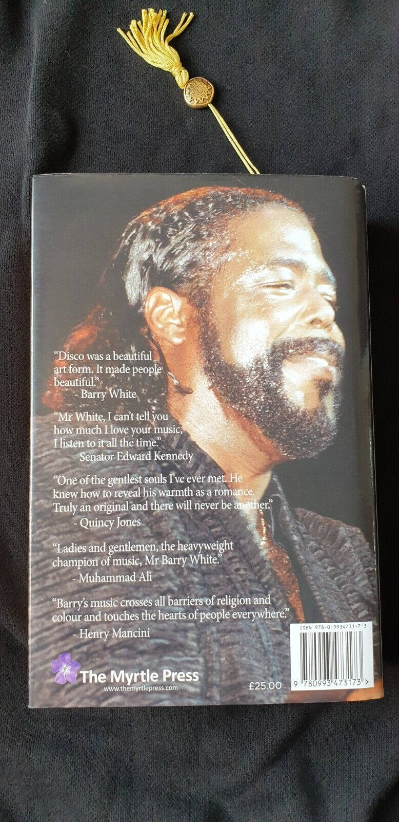 Barry White Book Cover Background