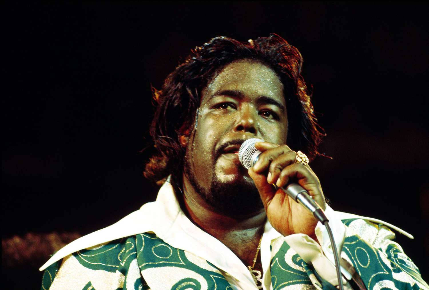 Barry White Fierce Look Background