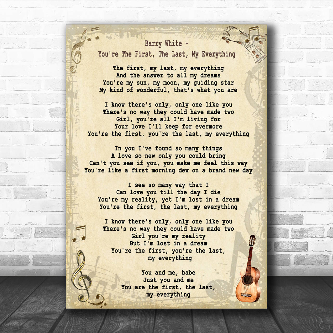 Barry White Song Lyrics Background