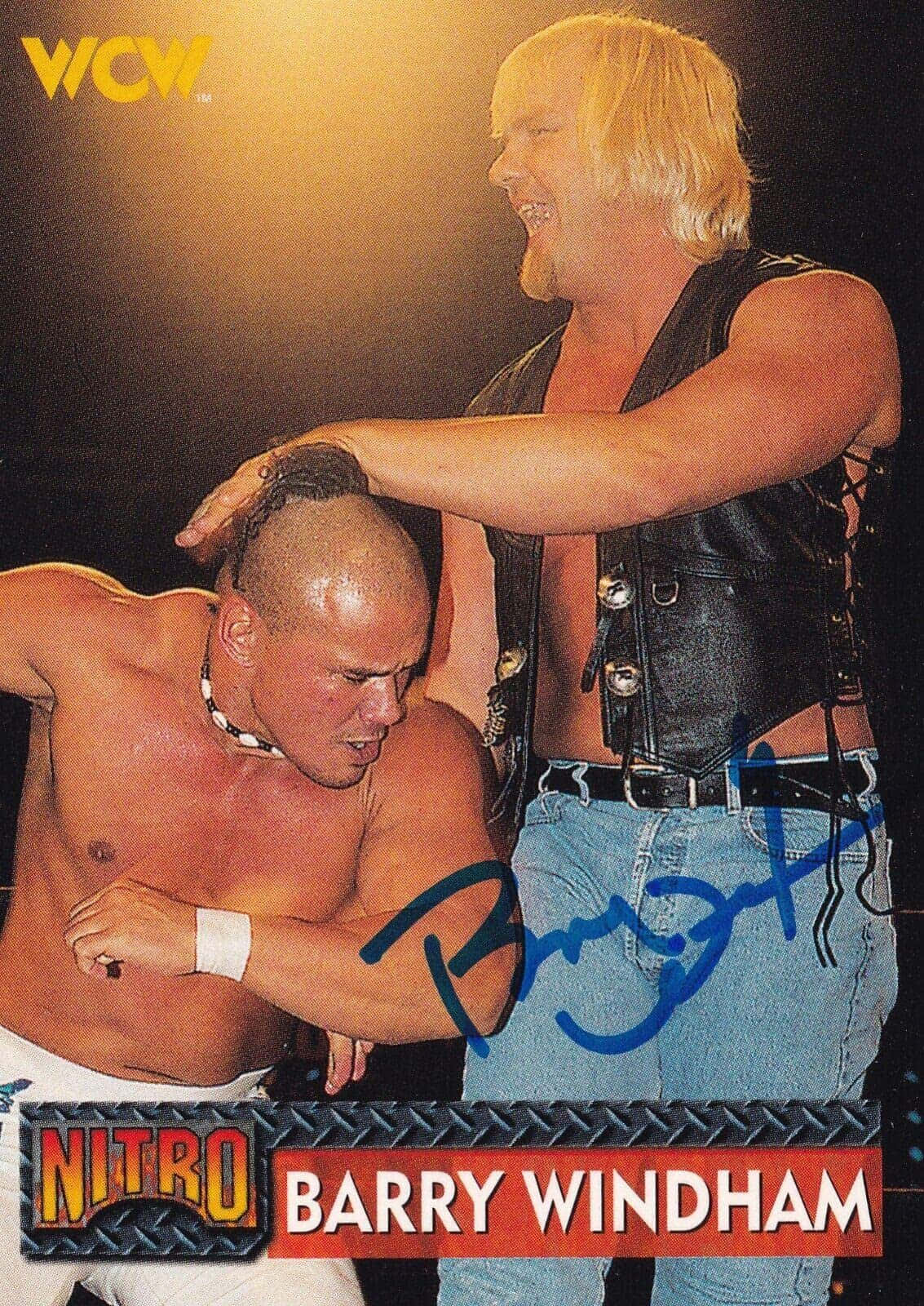 Barry Windham Head Of Man Background