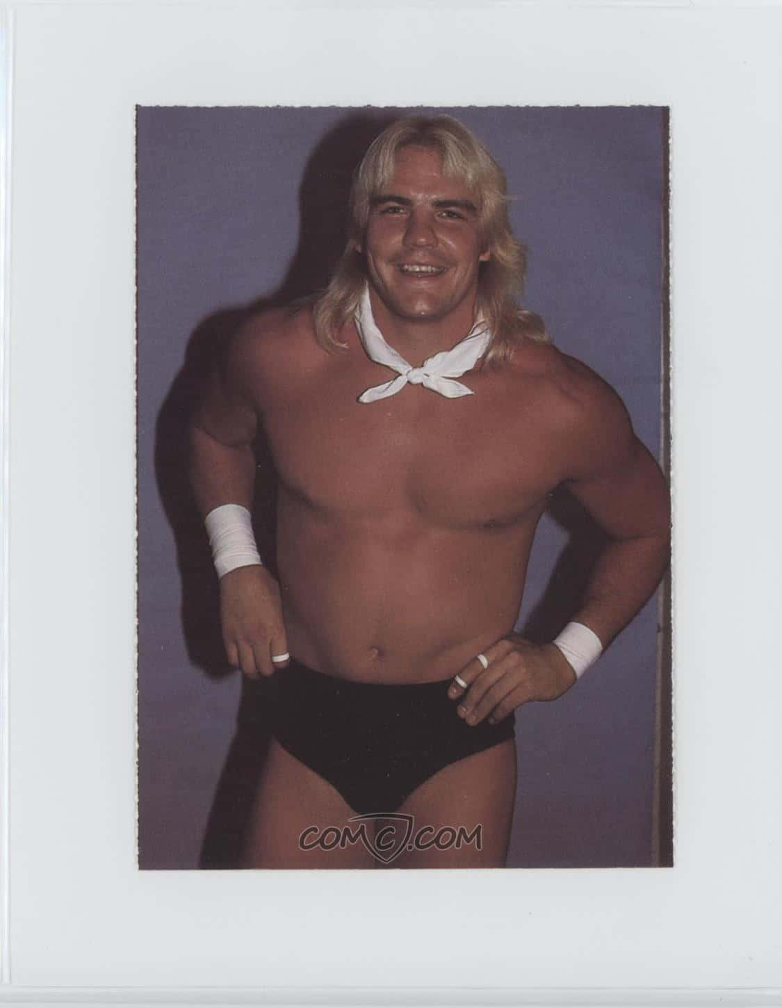 Barry Windham White Necktie Background