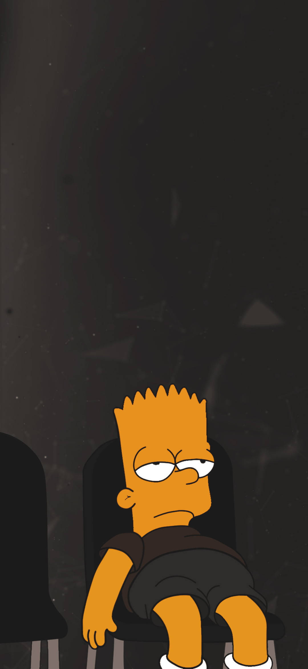 Bart Sad Slouching Background