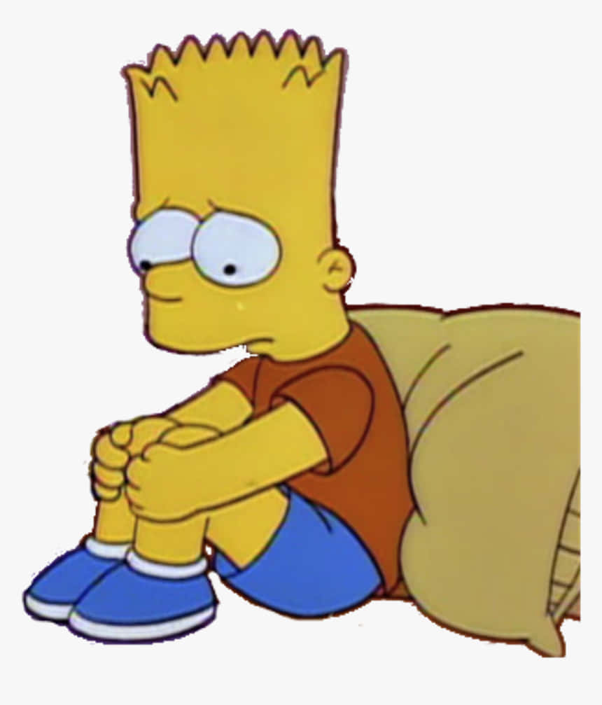 “bart Simpson Crying In Distress” Background