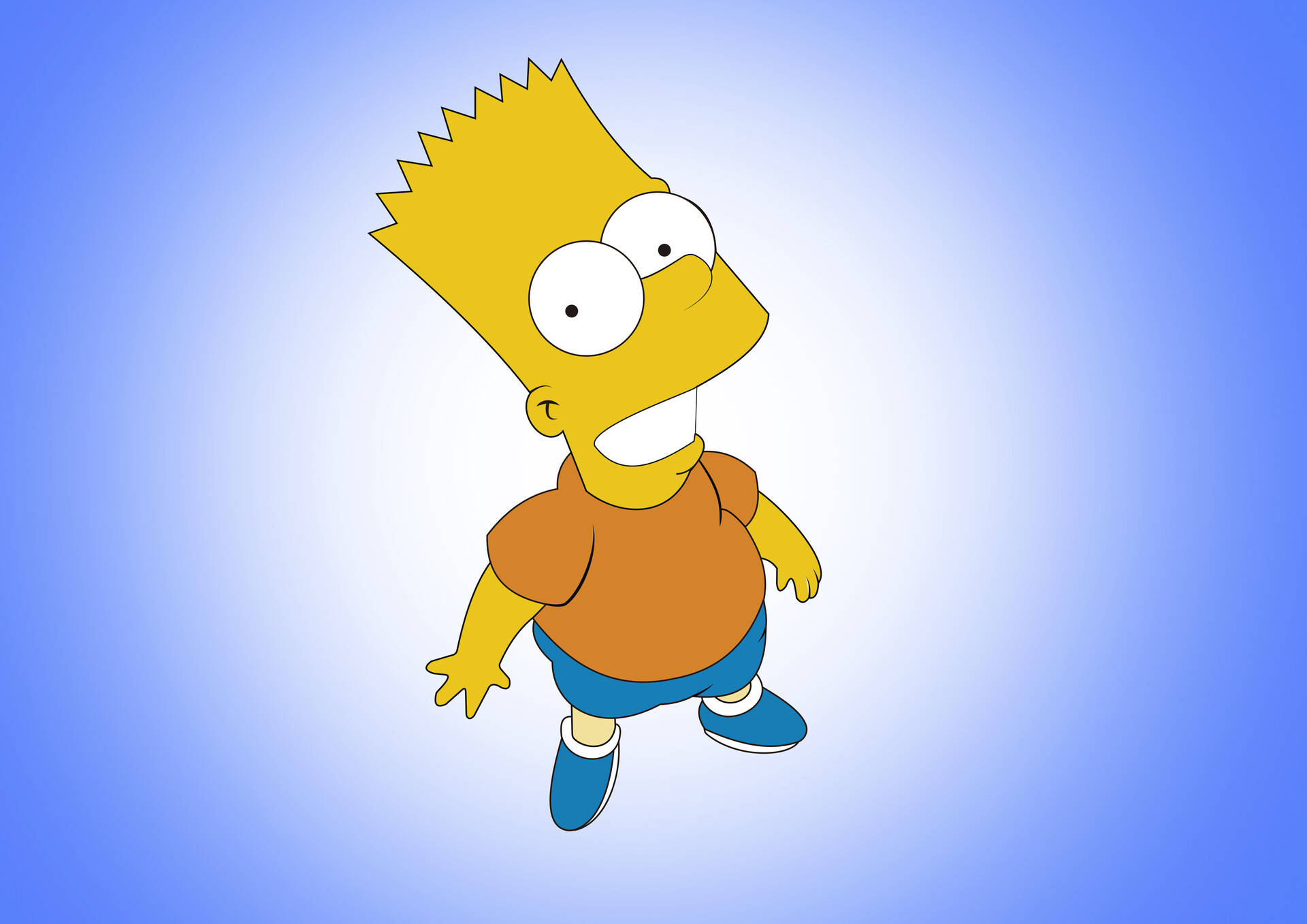 Bart Simpson Digital Art Background