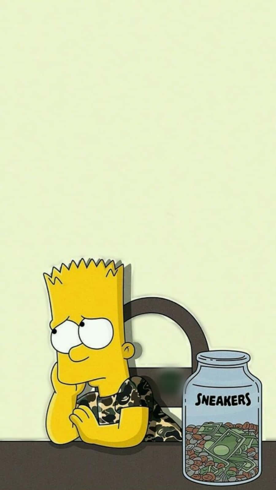 Bart Simpson Feeling Lost With His New Phone