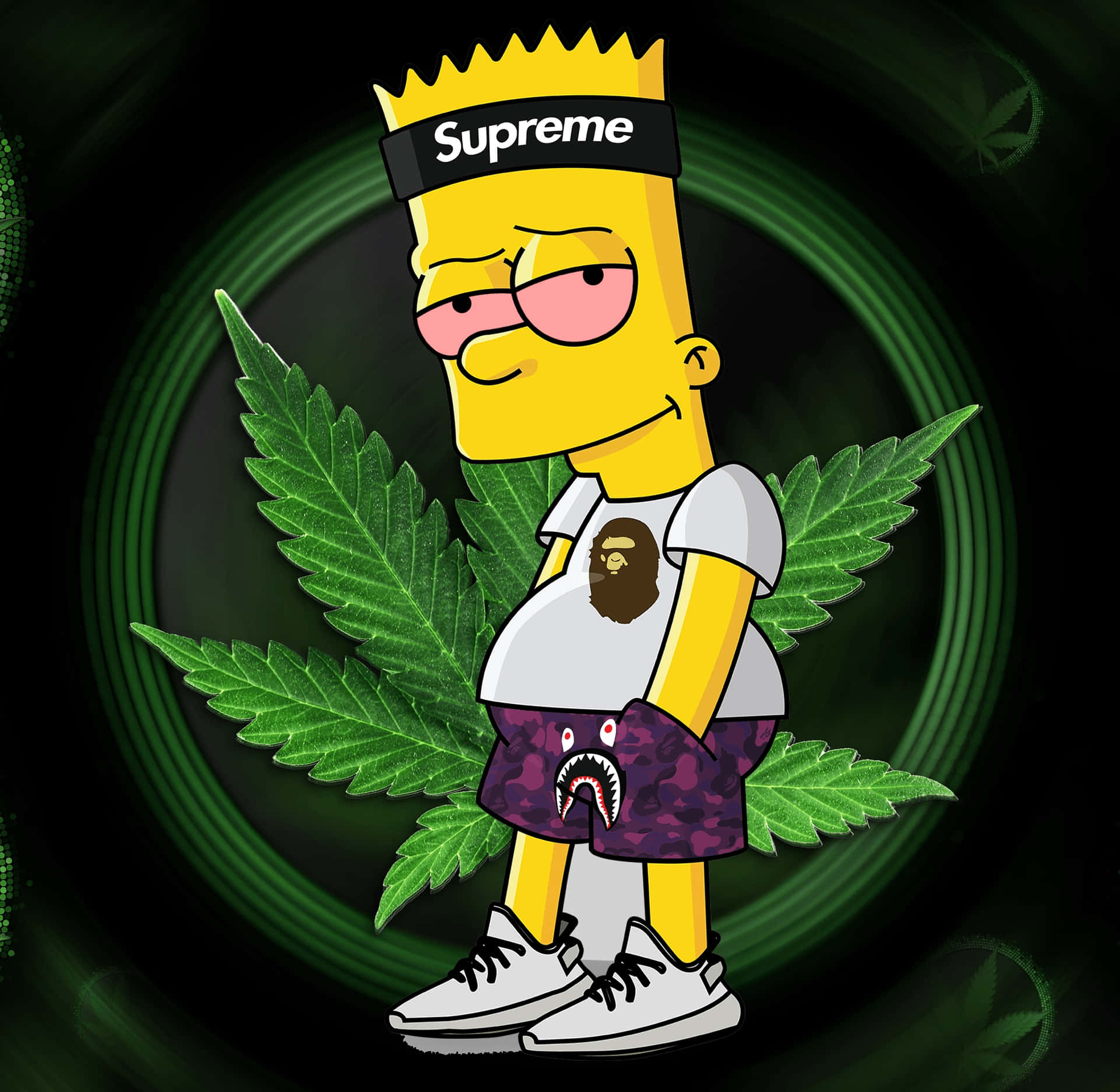 Bart Simpson's Gangster Avatar Background