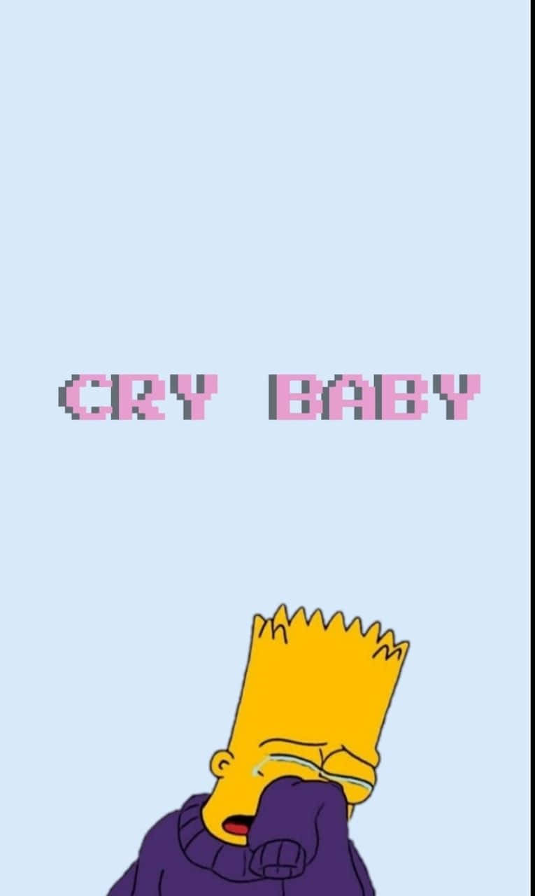 Bart Simpson's Heartbroken Moment Background
