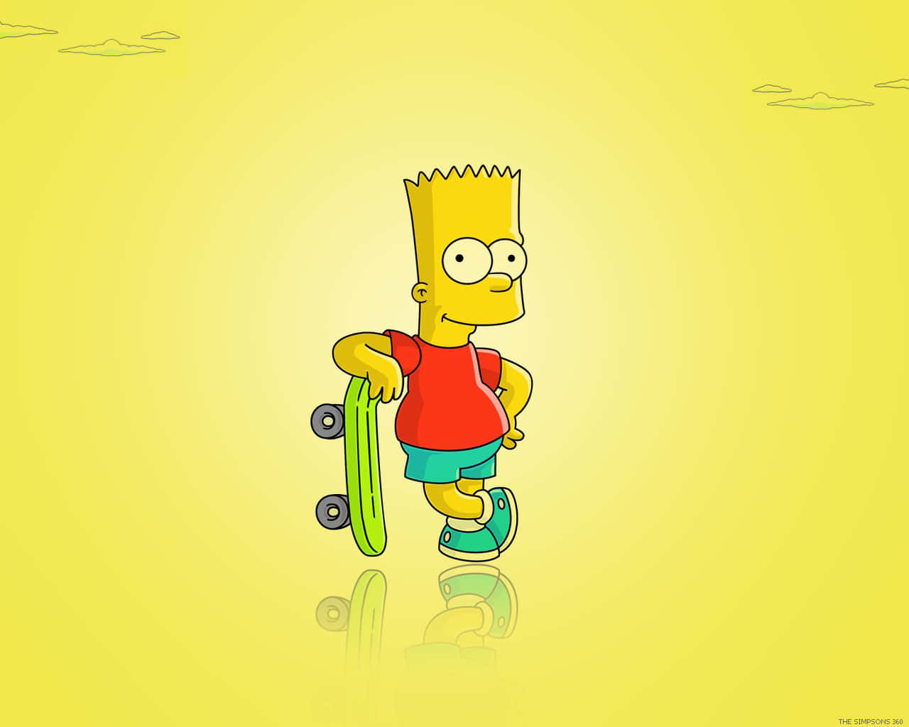 Bart Simpson Stands Out With His Trademark Aesthetic.