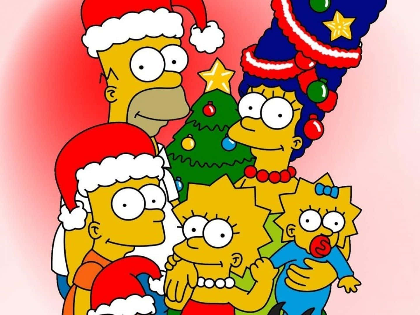 Bart Simpson Taking A Psychedelic Journey Background