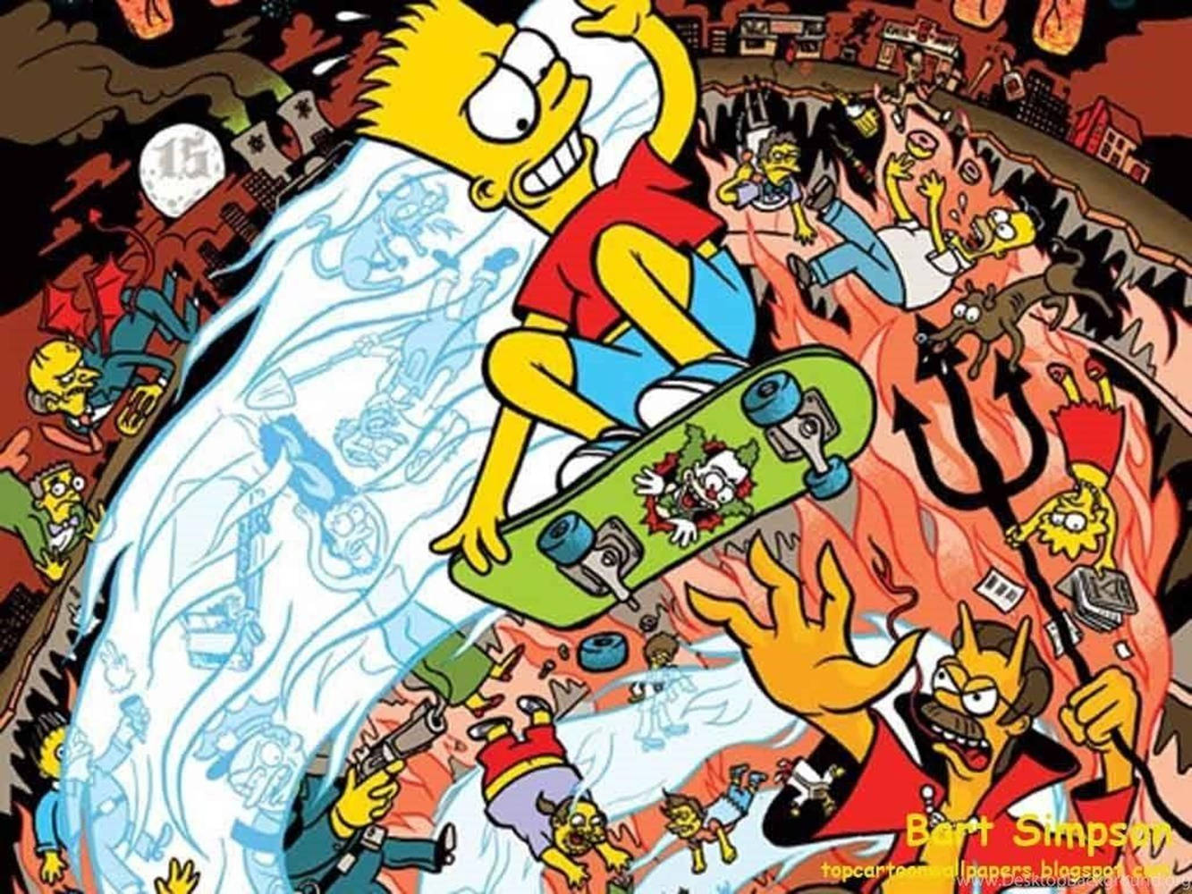 Bart The Simpsons Animated Comedy Doodles Skater Aesthetic