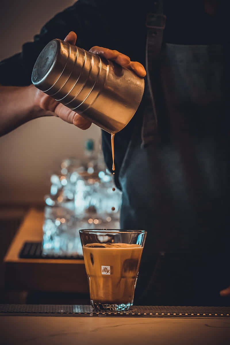 Bartender Pouring Cocktail