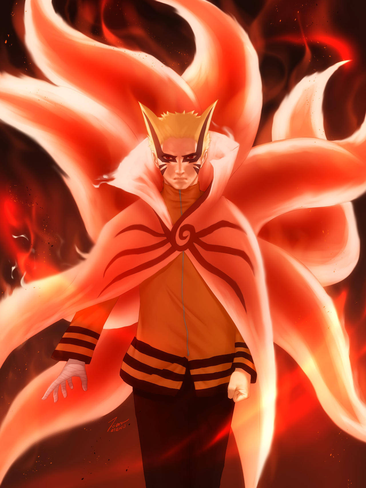 Baryon Mode Nine Tails