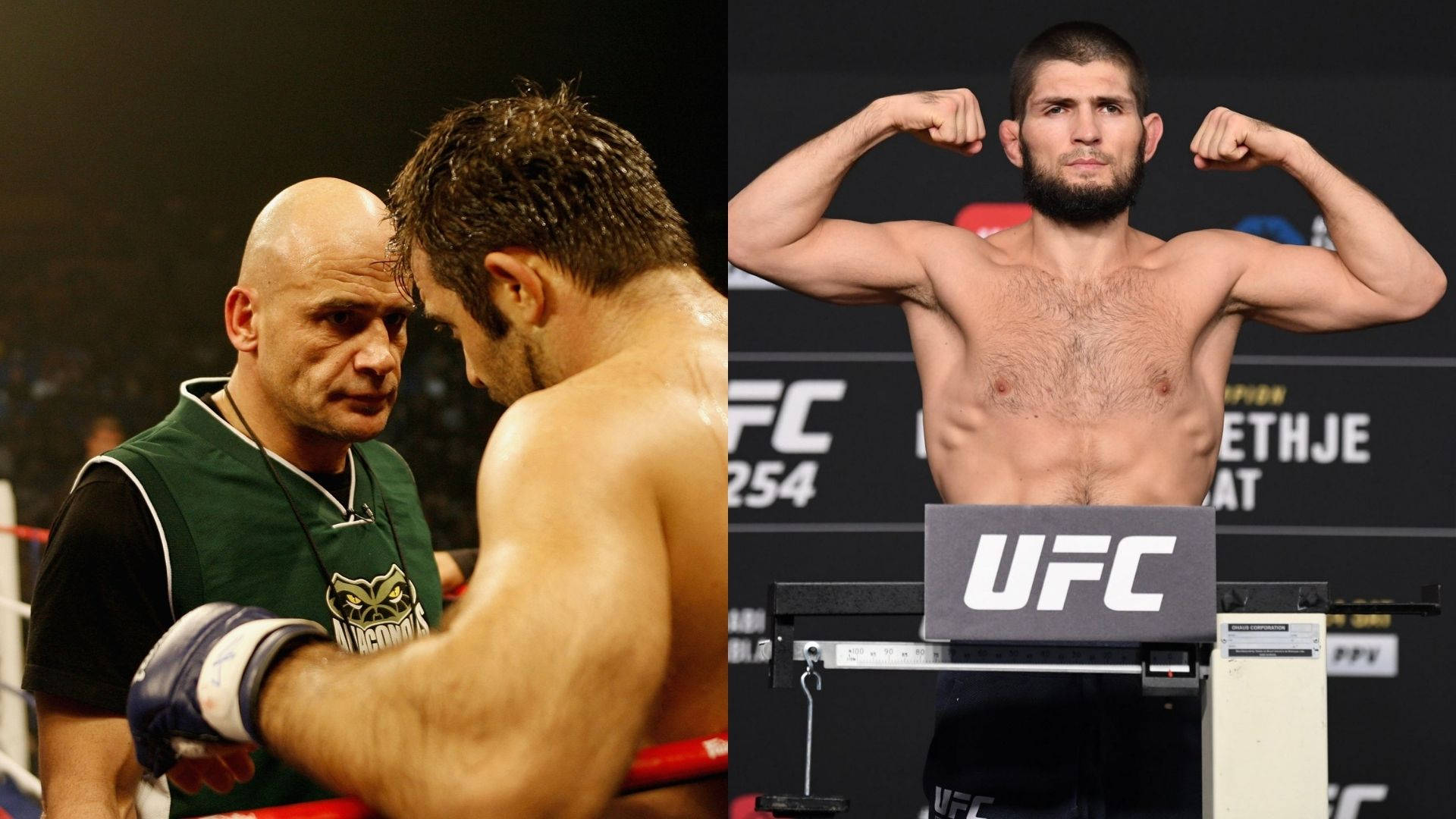 Bas Rutten And Khabib Nurmagomedov Background