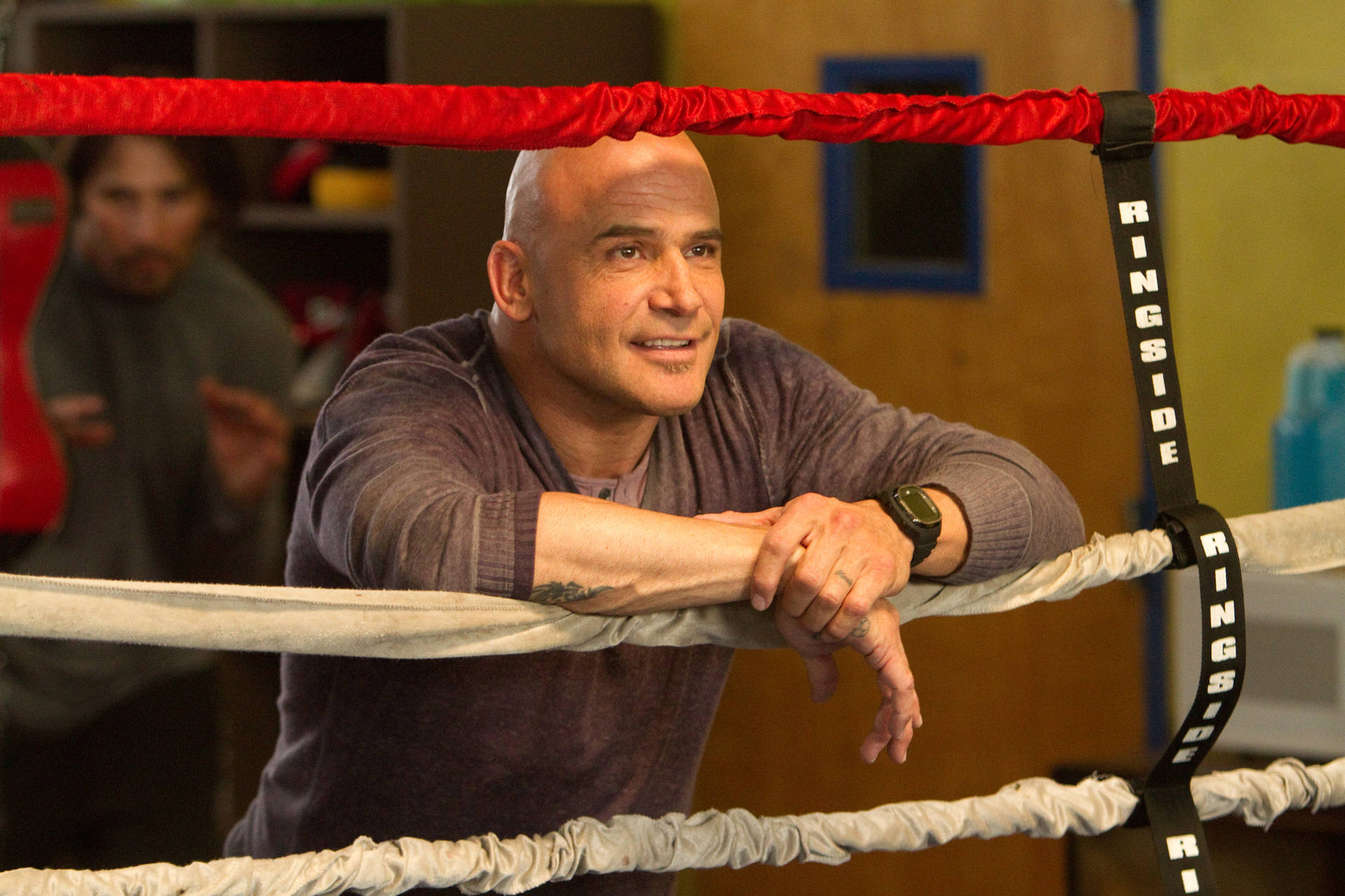 Bas Rutten In Ringside Background