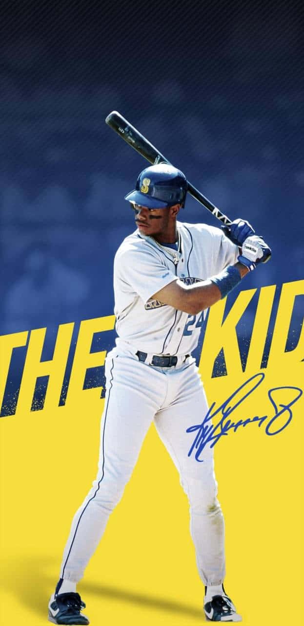 Baseball Legend - Ken Griffey Swing Background