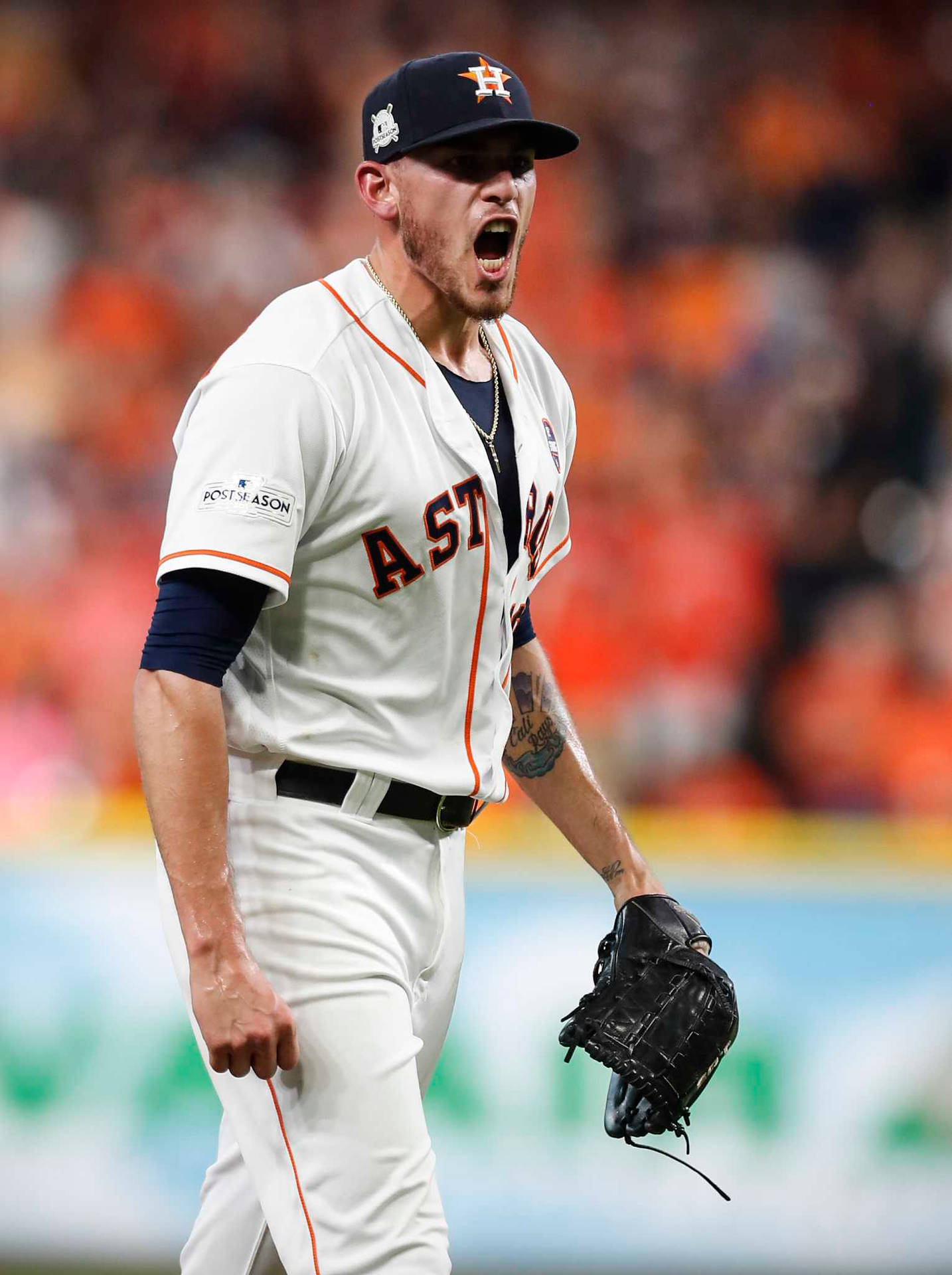 Baseball Pitcher Joe Musgrove Houston Astros Baseball Team Background