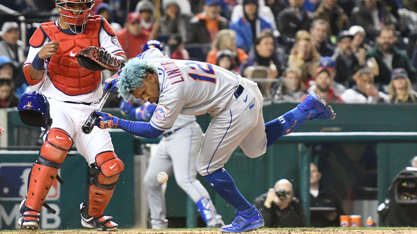 Baseball Player Hit By Pitch Background