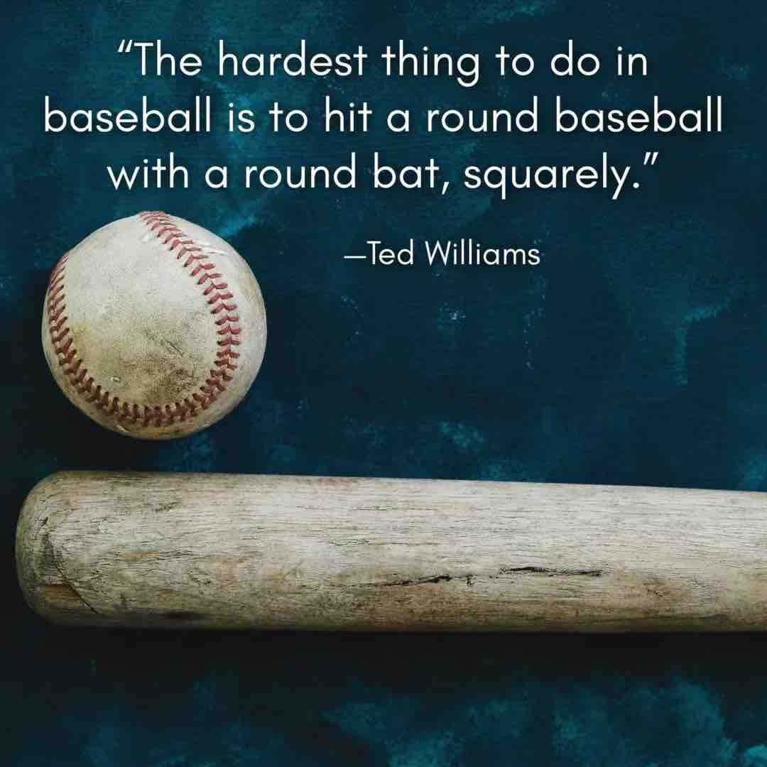 Baseball Quotes Ted Williams Background