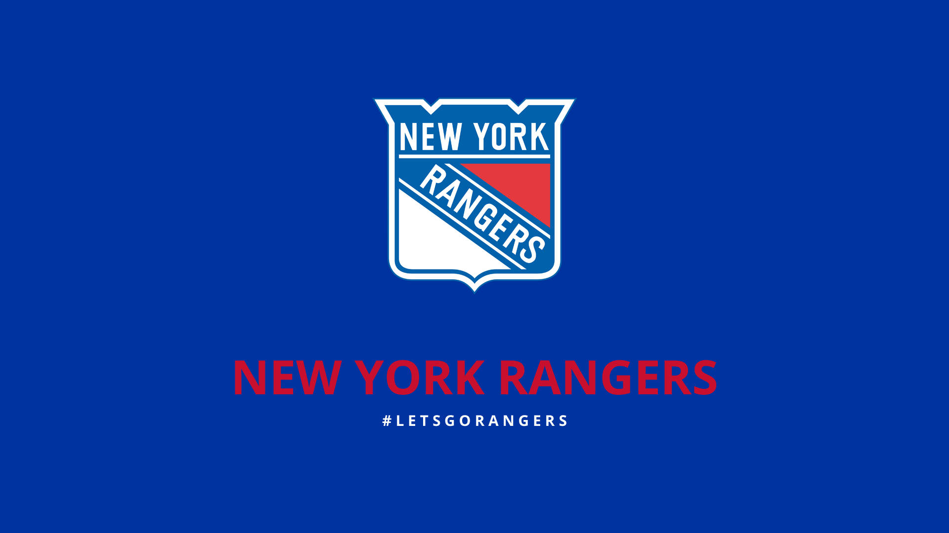 Basic New York Rangers Poster Background