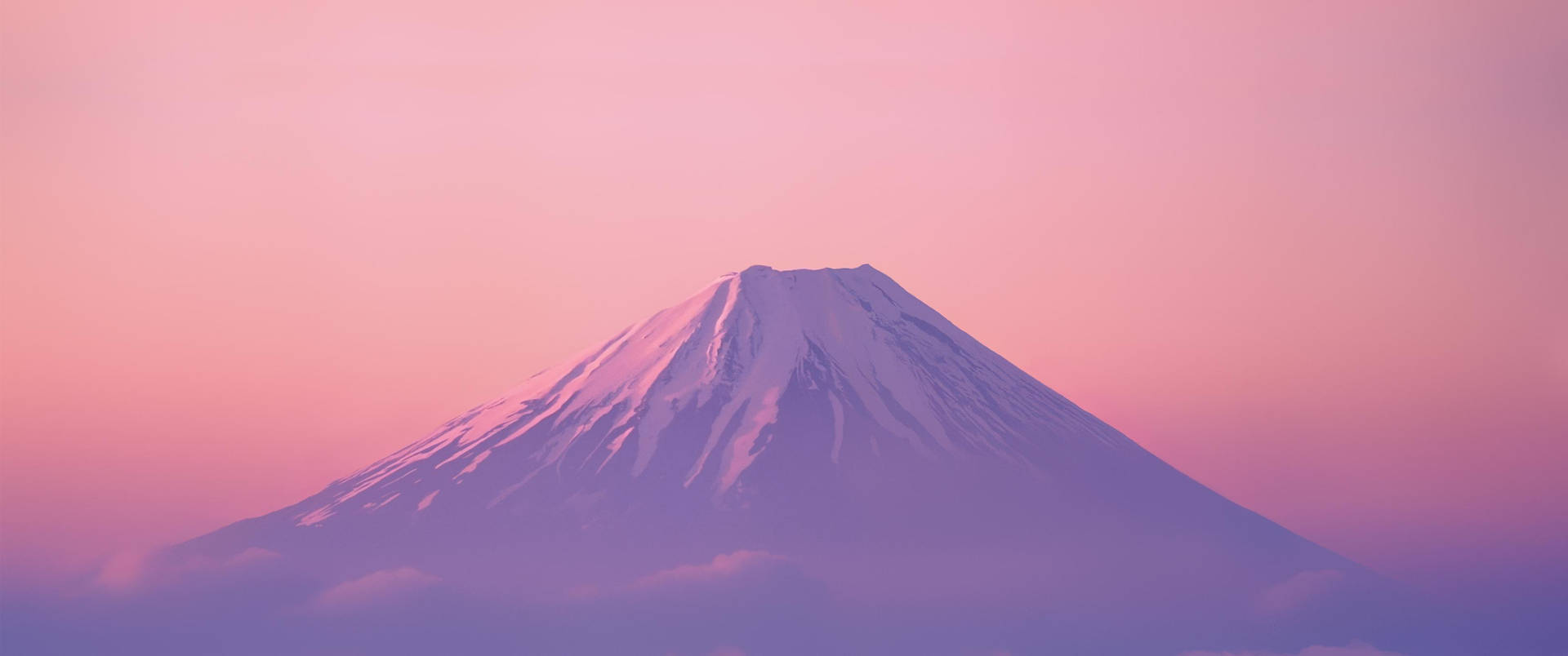 Basic Pink Mountain Background