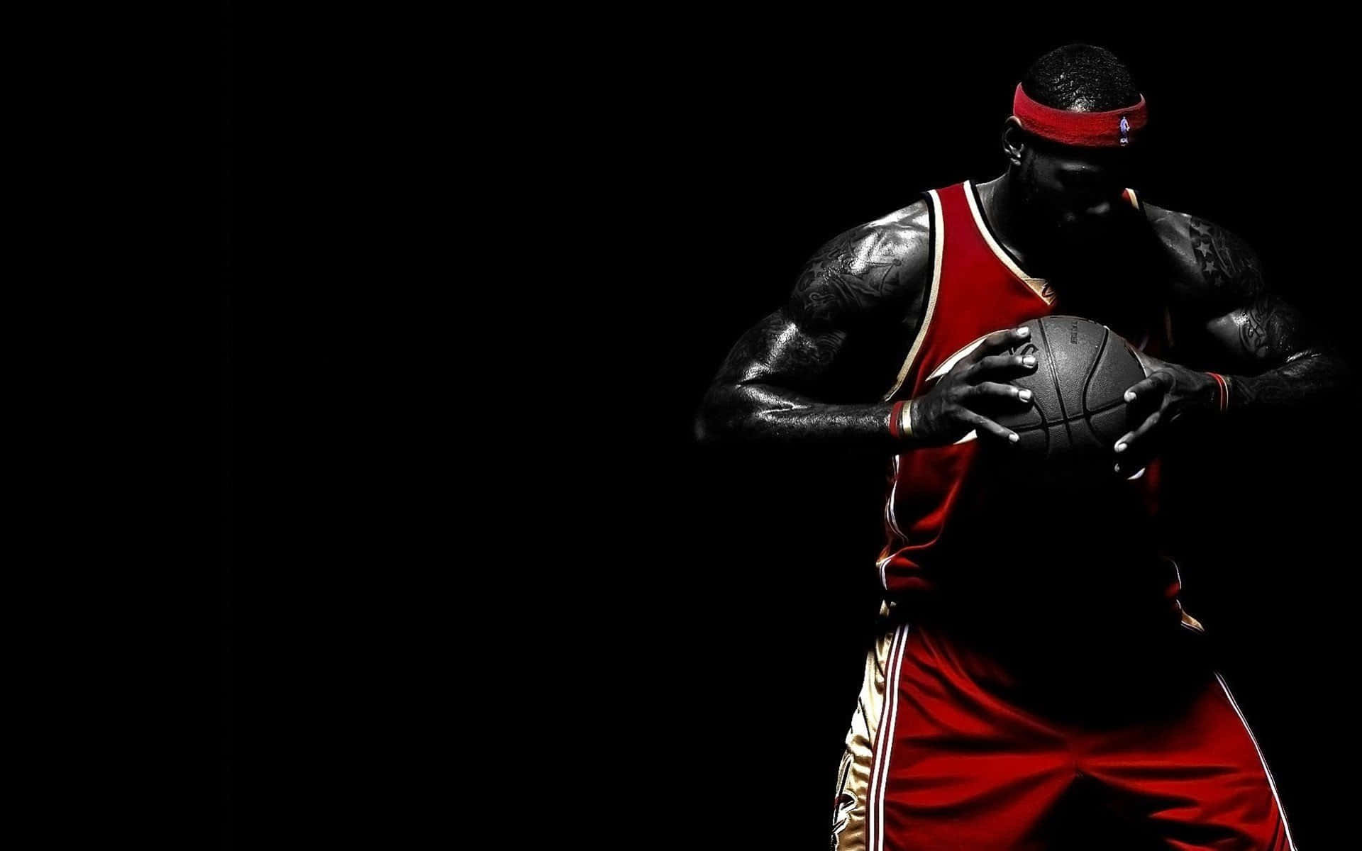 Basketball Athlete Lebron James Dark Aesthetic