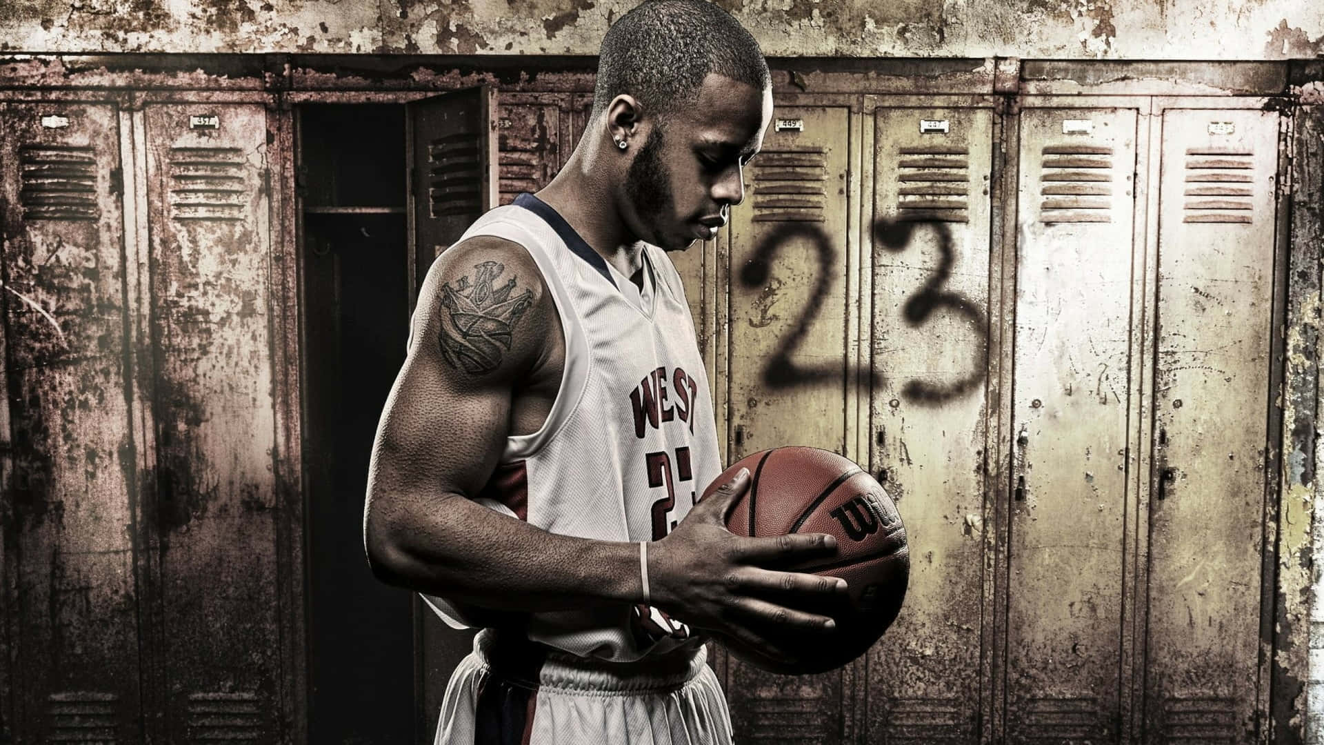 Basketball Ball: A Sport Of Passion Background