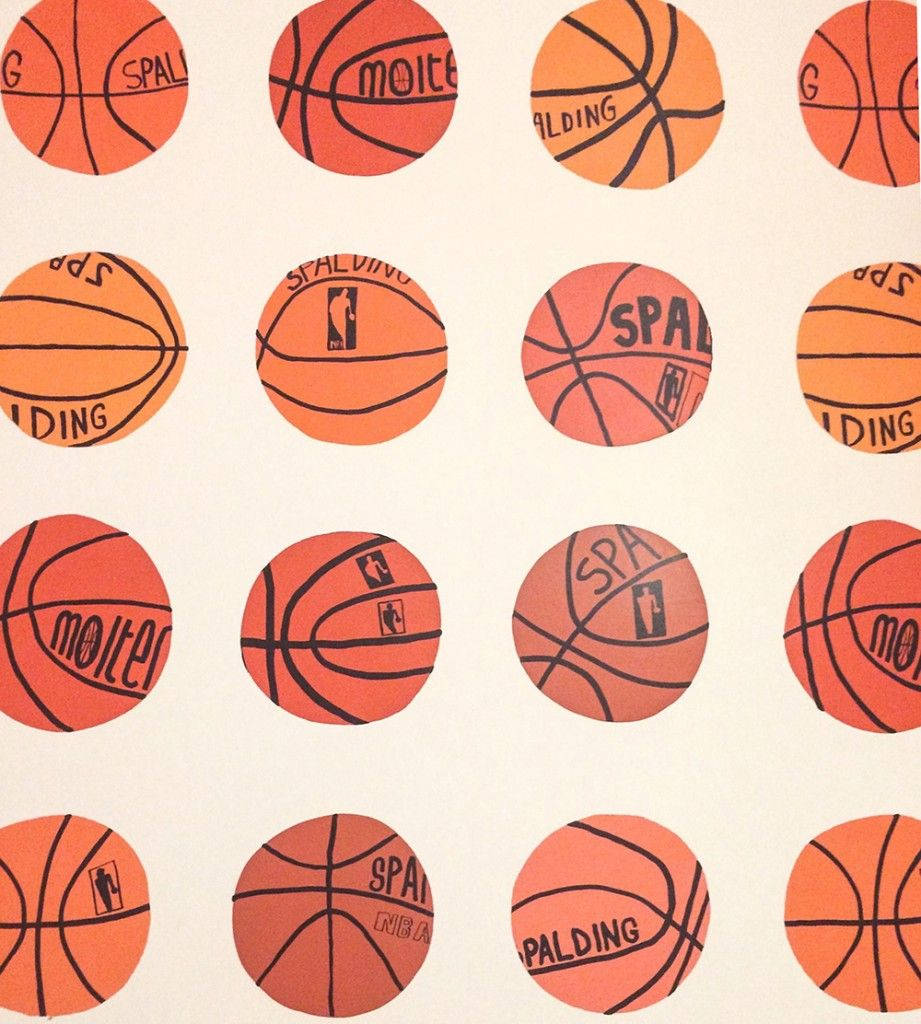 Basketball Brand Ball Kiddie Pattern Background