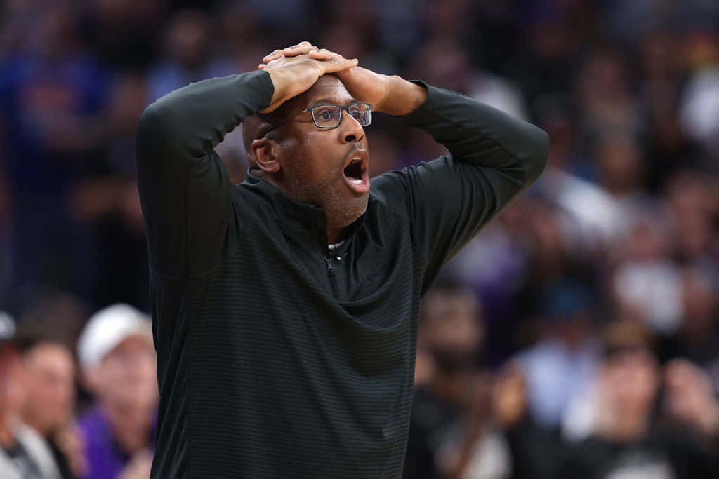 Basketball Coach Reaction Background