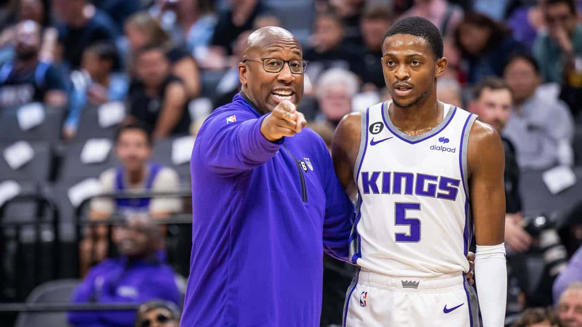 Basketball Coachand Player Discussion Background