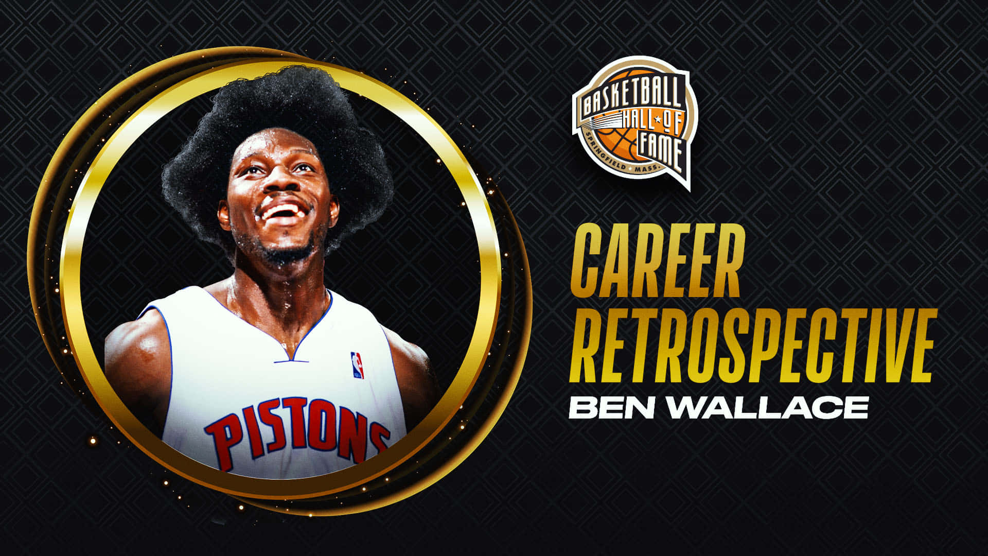 Basketball Hallof Fame Career Retrospective Background