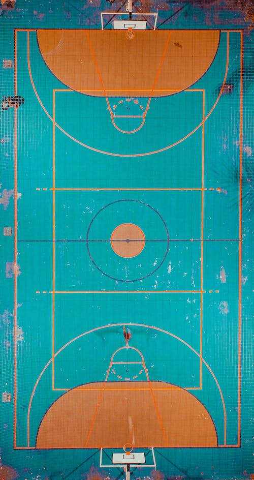 Basketball Iphone Blue Court Background