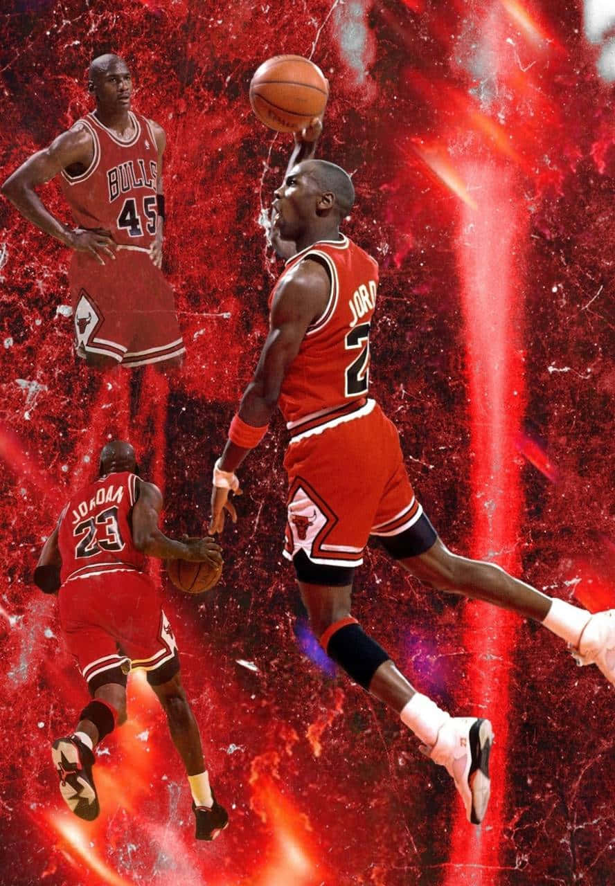 Basketball Legend Michael Jordan Background