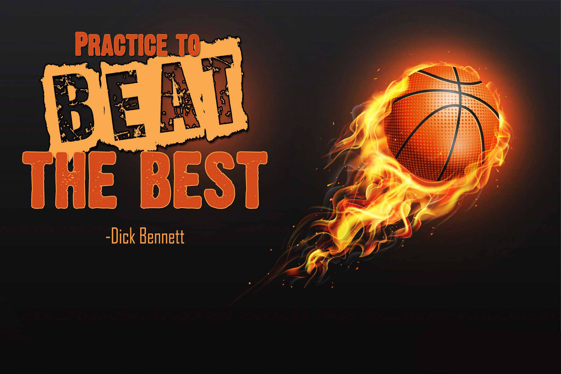 Basketball Motivation Beat The Best Background