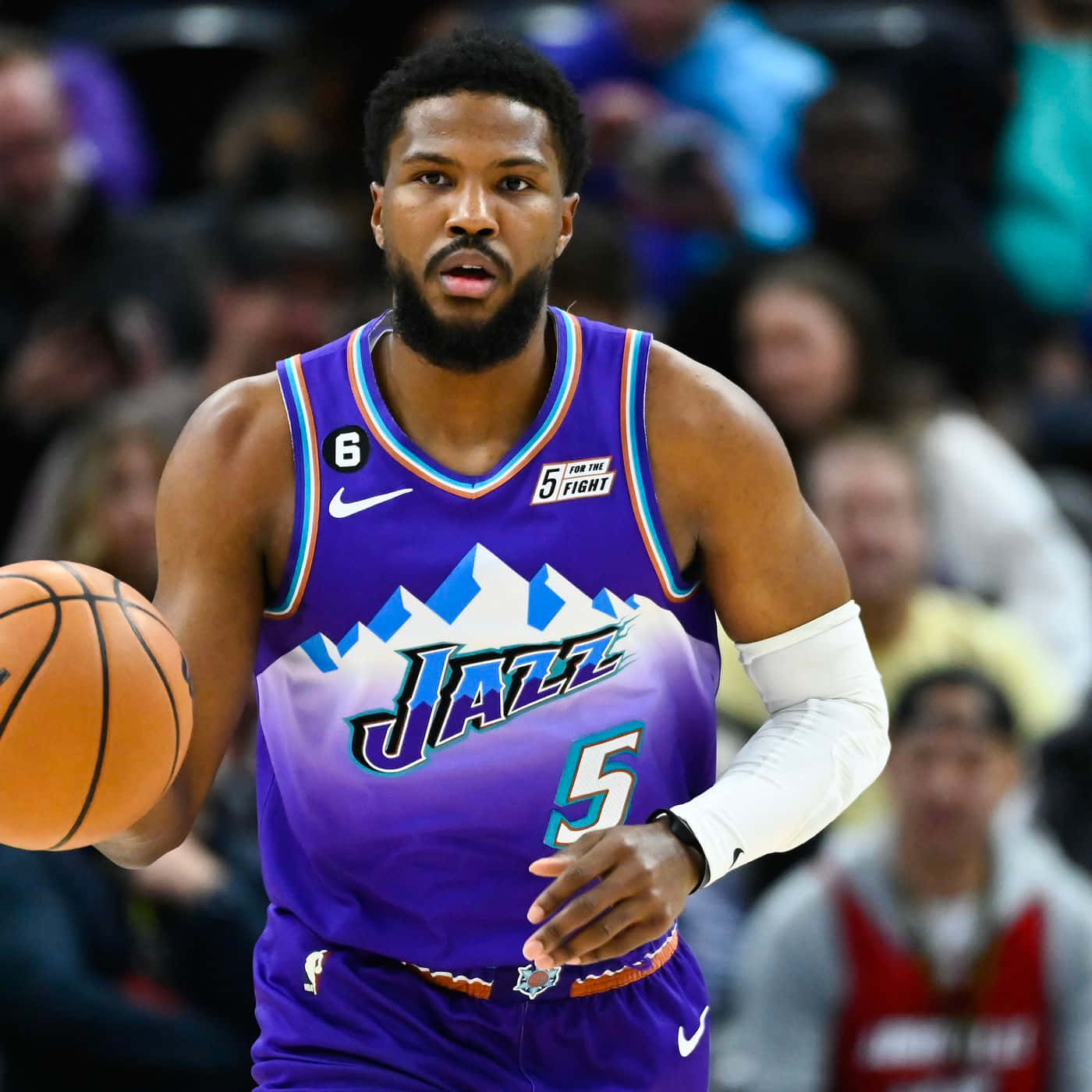 Basketball Player Malik Beasley Utah Jazz 2023 Background