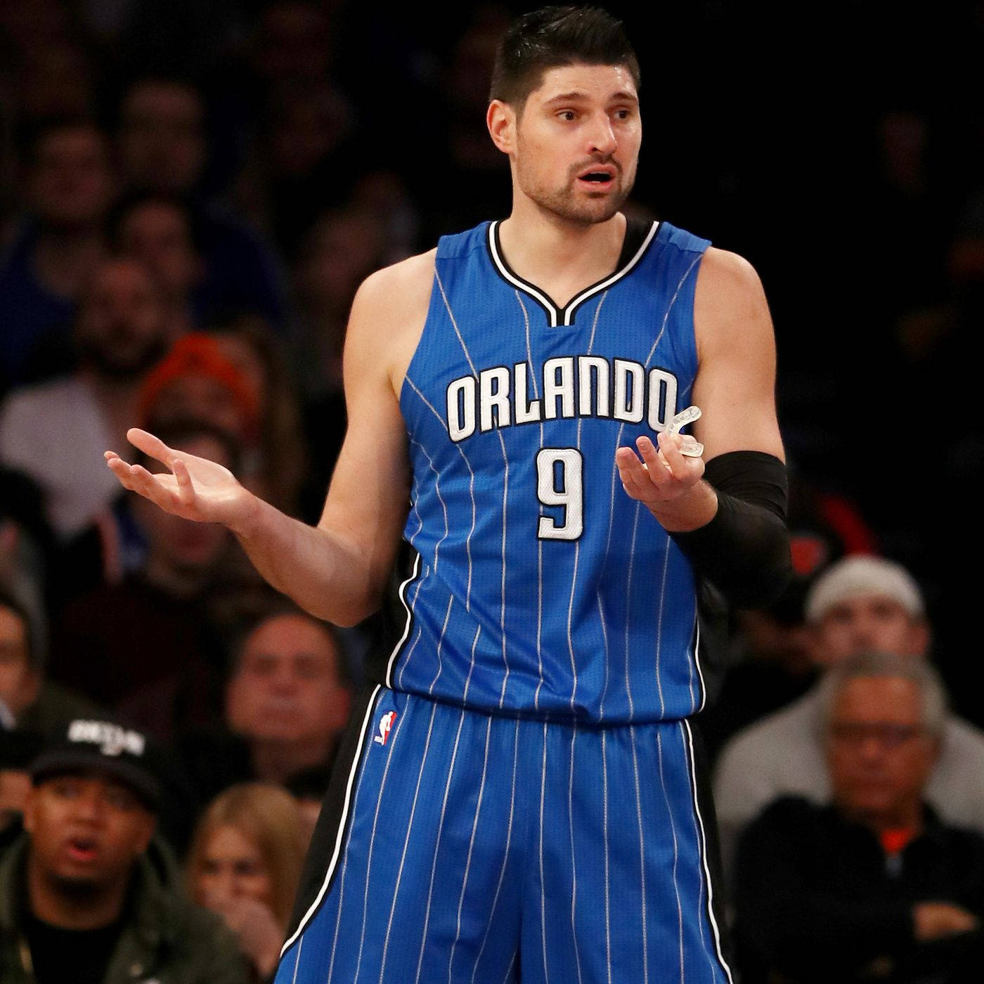 Basketball Player Nikola Vucevic Orlando Magic Disappointed