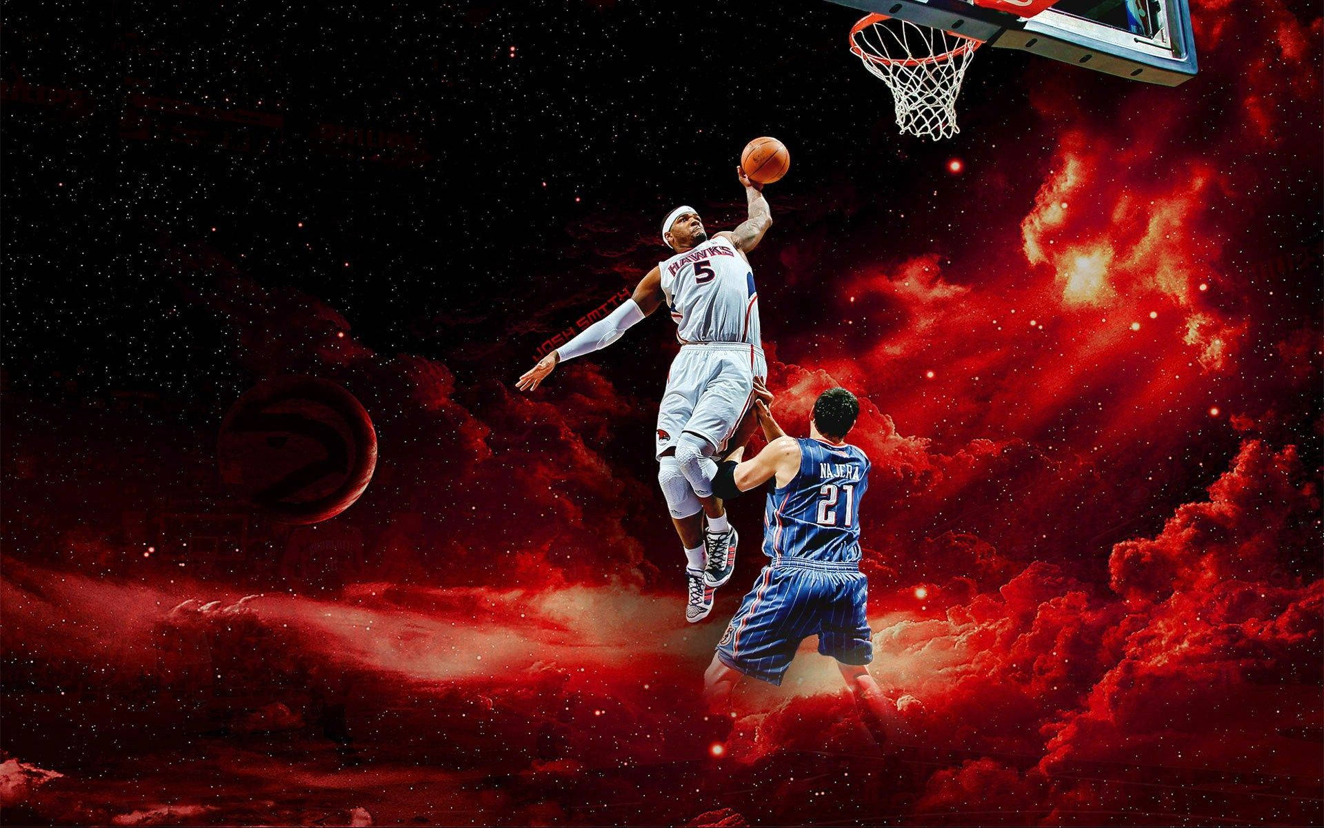 Basketball Red Hd Sports Background