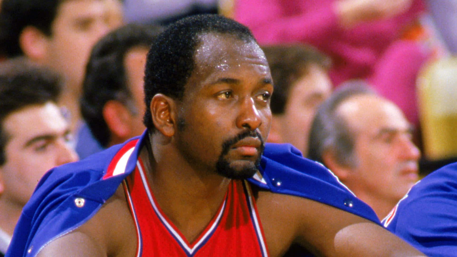 Basketball Star Moses Malone Background