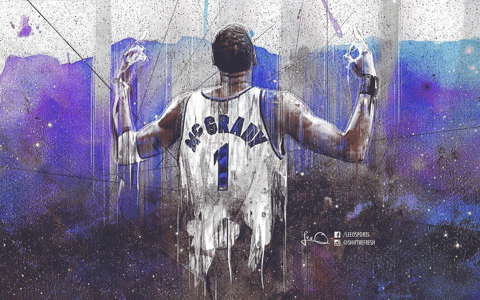 Basketball Star Tracy Mcgrady Background