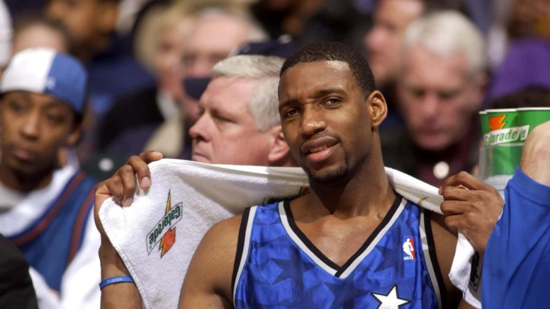 Basketball Star Tracy Mcgrady Background