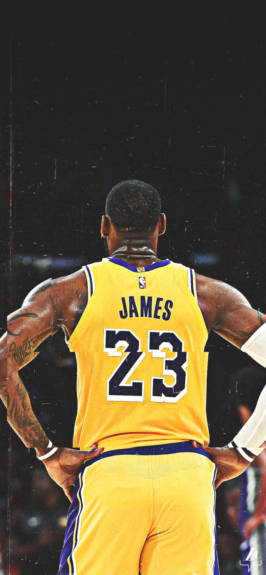 Basketball Superstars Kobe Bryant And Lebron James Background