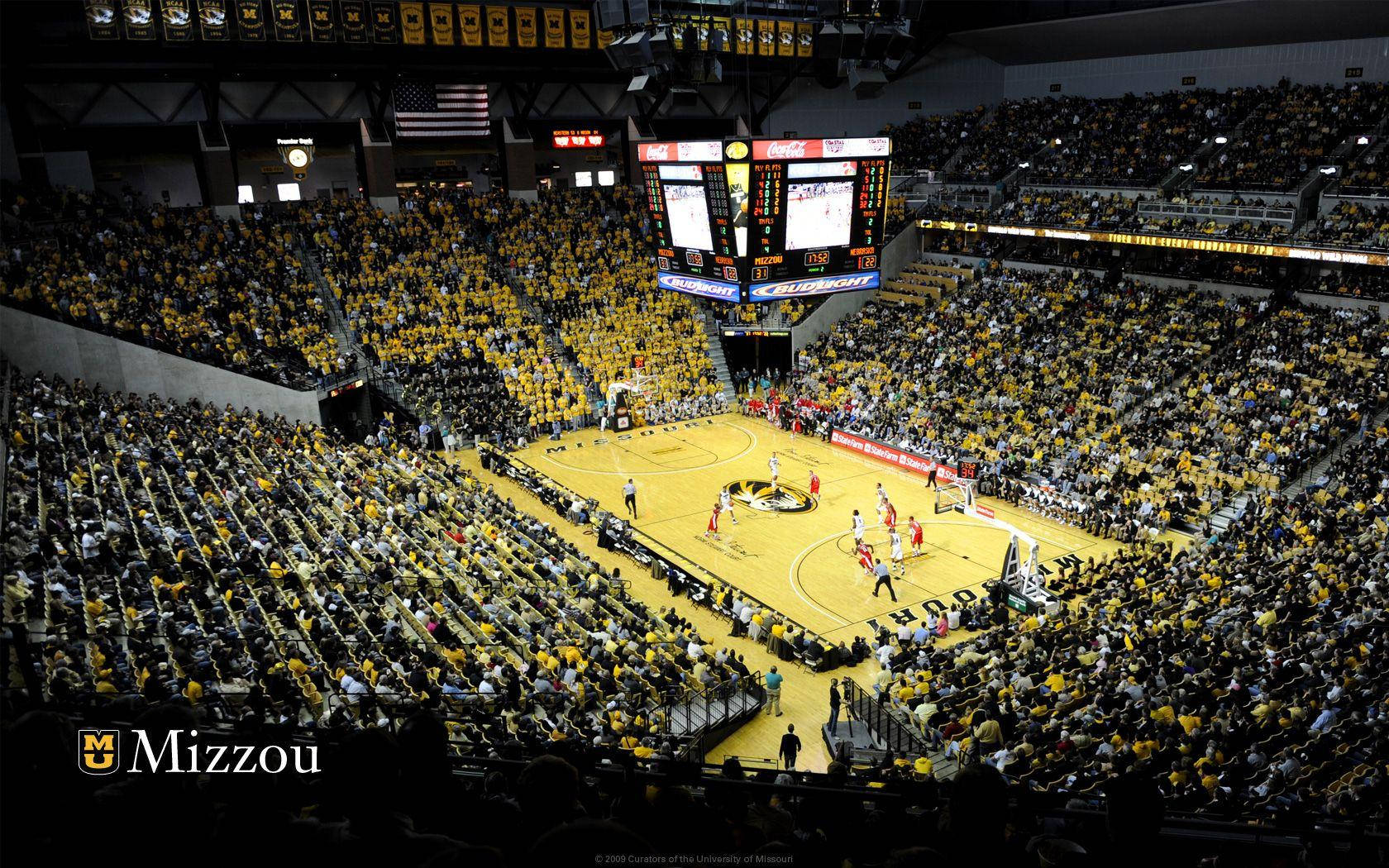 Basketball Tournament Inside The Mizzou Arena