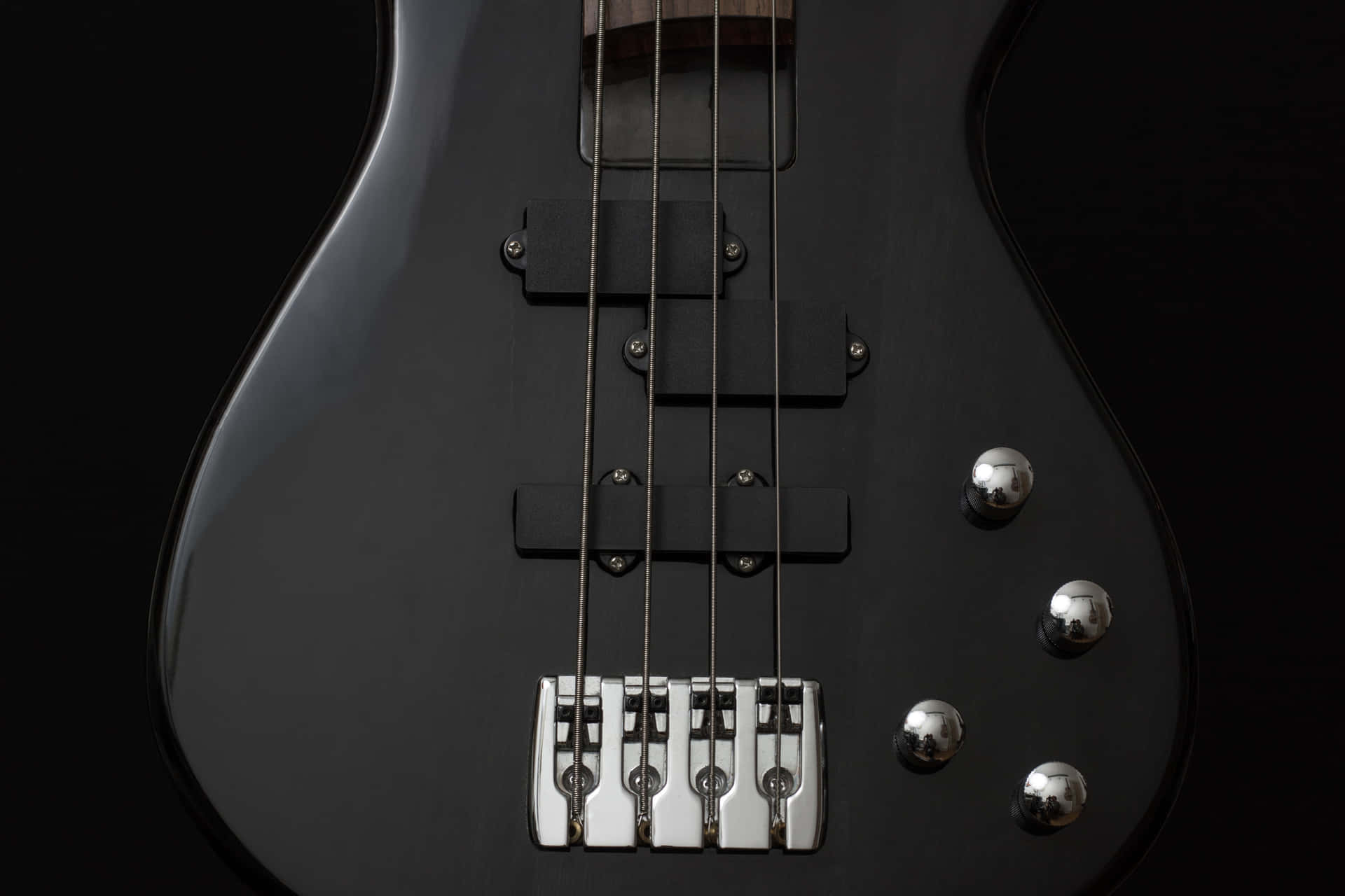 Bass Guitar Black Desktop