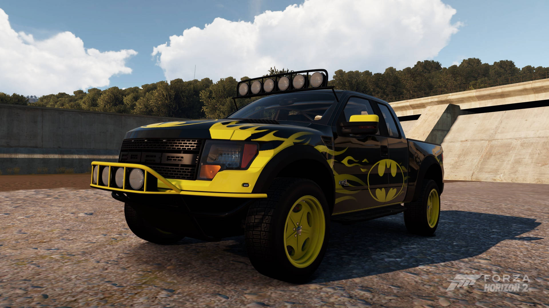 Bat-truck From Forza Horizon 2 Background