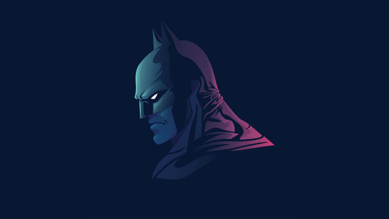 Batman 1366x768 Minimalist Background