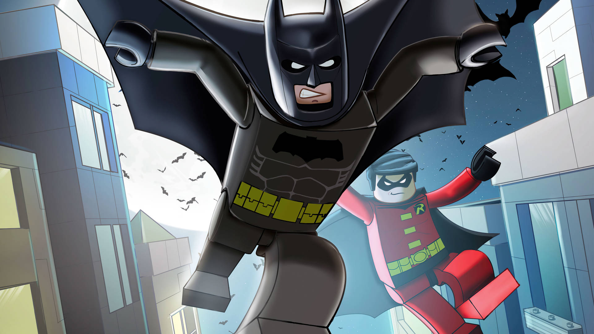 Batman And Robin Lego Dc Comics Background