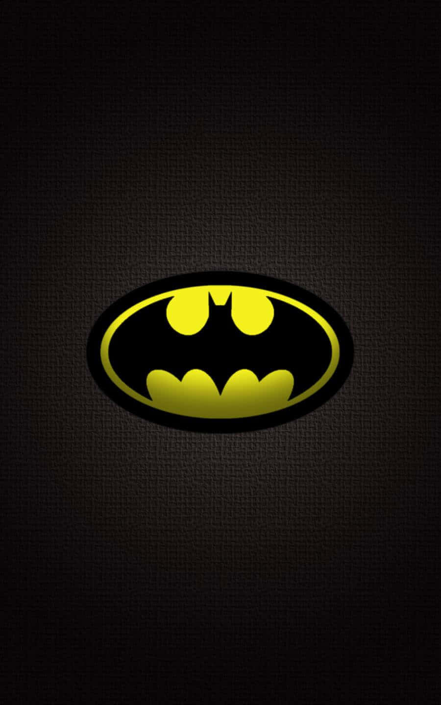 Batman Android Black And Yellow Logo Background